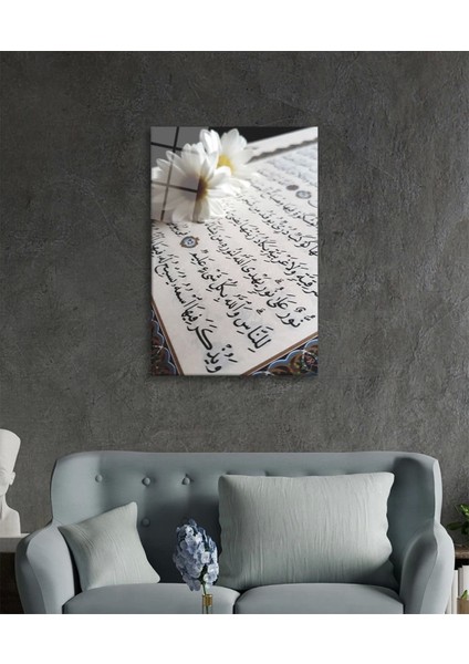 Kuran Ayet Dini İslami Cam Tablo fiyatları