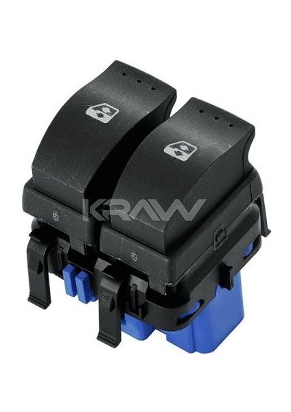 -AN-714B - Cam Açma Düğmesi Sol Çiftli Kangoo Iıı Megane Iı Trafıc Master Iıı