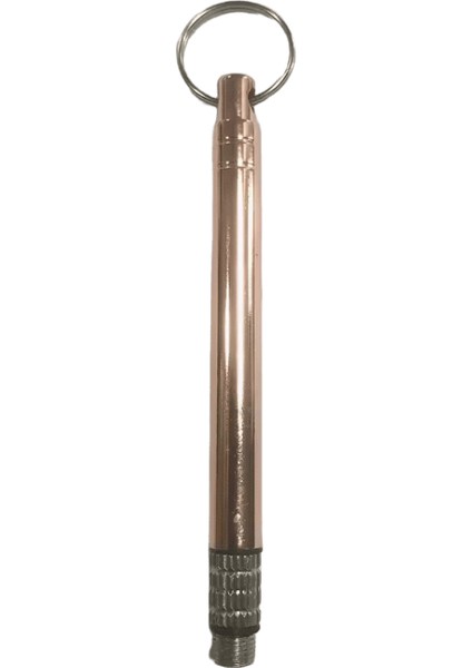 Titanyum Taşınabilir Çok Fonksiyonlu Kürdan Anahtarlık Şişe Meyve Çatal Kamp Aracı Anahtar Zincirleri Tüp Anahtarlık Takı B183 (Yurt Dışından)