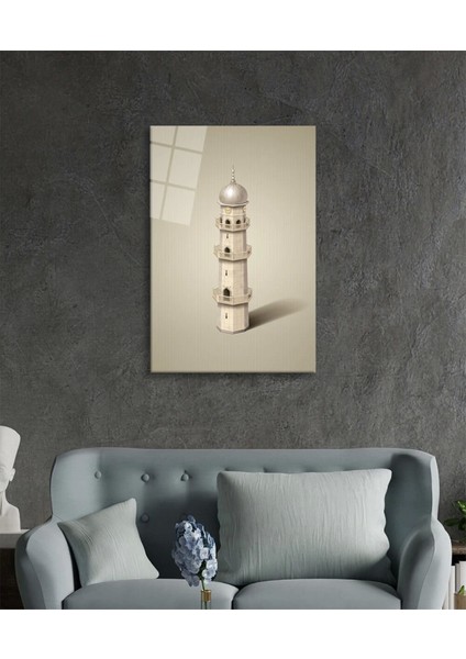 İslami Minare Cam Tablo fiyatları