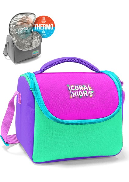 Kids Çok Renkli Thermo Beslenme Çantası 12787