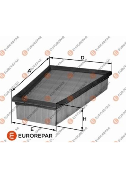 EUROREPAR-1680353380 - Hava Filtresi Fıesta Vı 08> Transıt Tourneo Courıer 14> / Mazda 2 11>