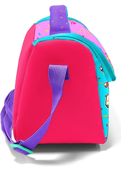 Kids Pembe Turkuaz K-Pop Desenli Thermo Beslenme Çantası 12788 fiyatları