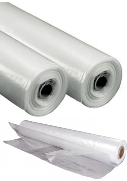 7x8mt Düz Naylon Örtü Branda Şefaf Uv Katkılı 200 Micron
