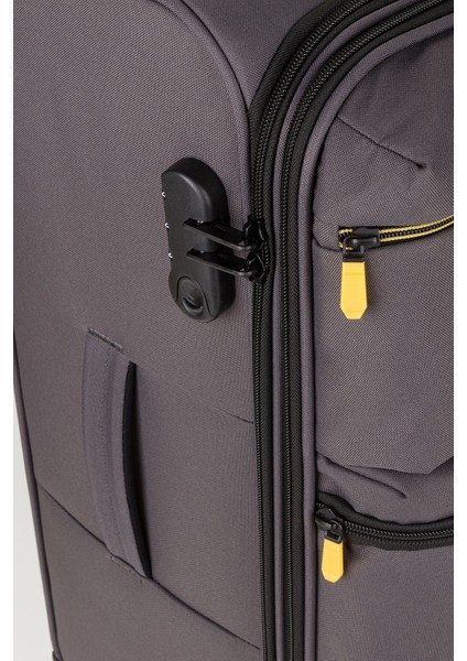 Unisex Vizon Hafif Ultra Light Lüx Kumaş Büyük Boy Valiz