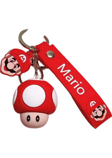 Süper Bros Anahtarlık Pvc Aksiyon Figürleri Oyuncaklar Luigi Koopa Troopa Kurbağa Goomba Süper Mario Figurarts Anahtar Kolye Bebekler Hediyeler Renk:5 (Yurt Dışından)