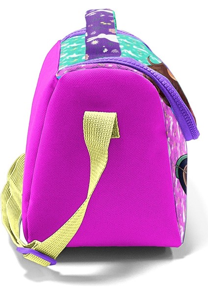 Kids Mor Pembe Bisikletli Kız Desenli Thermo Beslenme Çantası 12791 fiyatları