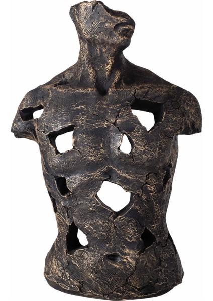 Abstract Man Siyah Biblo 10X24X36CM