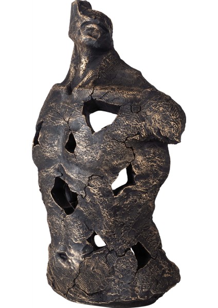 Abstract Man Siyah Biblo 10X24X36CM fiyatları