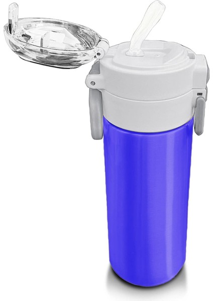 Kids Açık Mor Pipetli ve Direkt Içim Çelik Termos 500 ml 31830 indirimleri