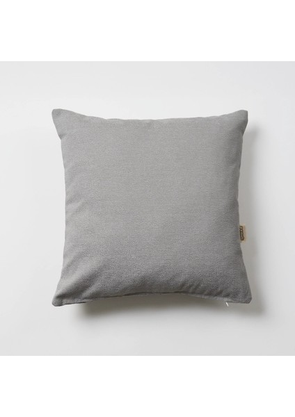 Açık Gri Kırlent Kılıfı - Handmade - 45 x 45 cm Koltuk Yastığı
