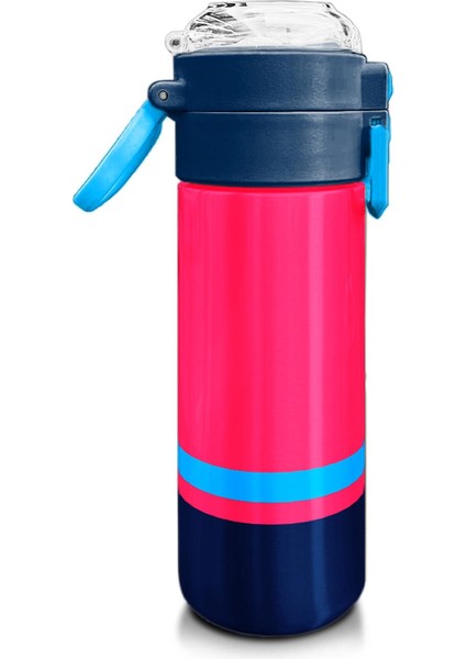 Kids Neon Mercan Lacivert Pipetli ve Direkt Içim Çelik Termos 500 ml 31823 fiyatları