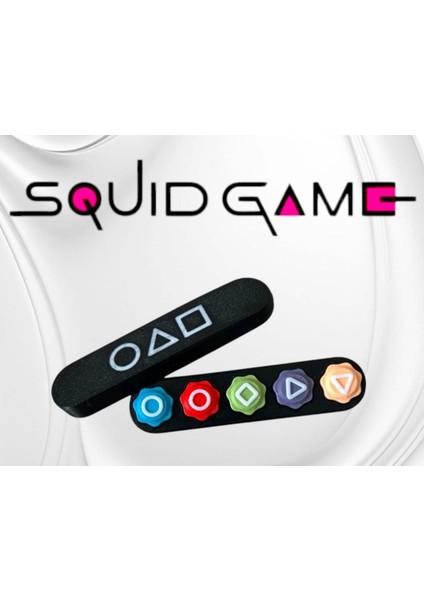 Squıd Game 5 Taş Oyunu Çakıl Taşlı Model Dolu ve Kutulu