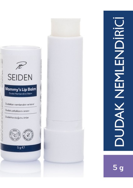 Dudak Nemlendirici | Besleyici, Nemlendirici | Kuruyan ve Çatlayan Dudaklar Için Vegan Lip Balm 5 G
