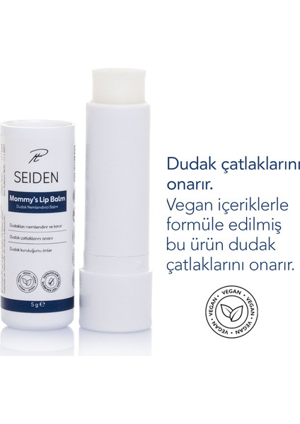 Dudak Nemlendirici | Besleyici, Nemlendirici | Kuruyan ve Çatlayan Dudaklar Için Vegan Lip Balm 5 G fırsatları