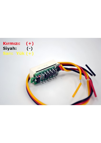 Dijital Dc Voltmetre 0-100V Mavi Rakam Çerçevesiz Küçük Dikdörtgen Voltmetre modelleri
