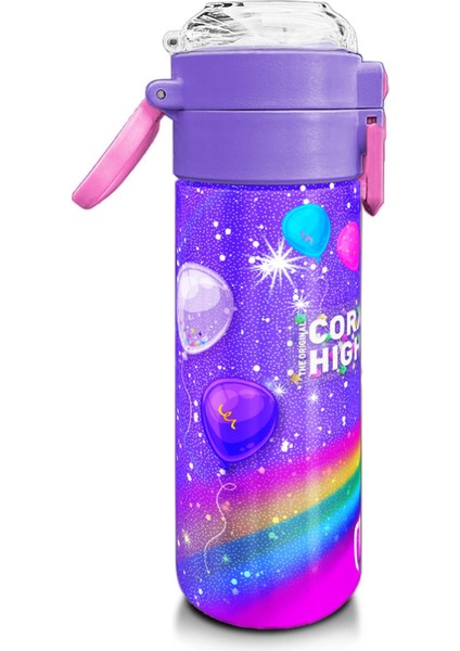 Kids Mor Unicorn Desenli Pipetli ve Direkt Içim Çelik Termos 500 ml 31837 fiyatları
