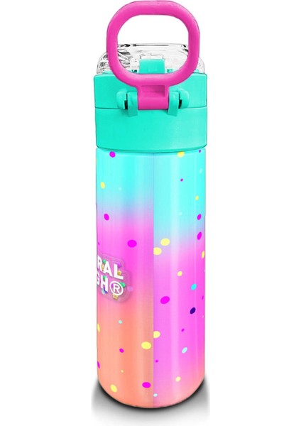 Kidsrenkli Dondurmalı Kedi Desenli Pipetli ve Direkt Içim Çelik Termos 500 ml 31812 modelleri