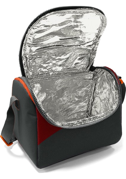 Koyu Gri Turuncu Bordo Renkli Thermo Beslenme Çantası 22792 fırsatları