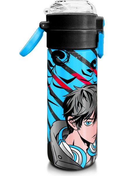 Kids Siyah Mavi Anime Desenli Pipetli ve Direkt Içim Çelik Termos 500 ml 31840 fiyatları