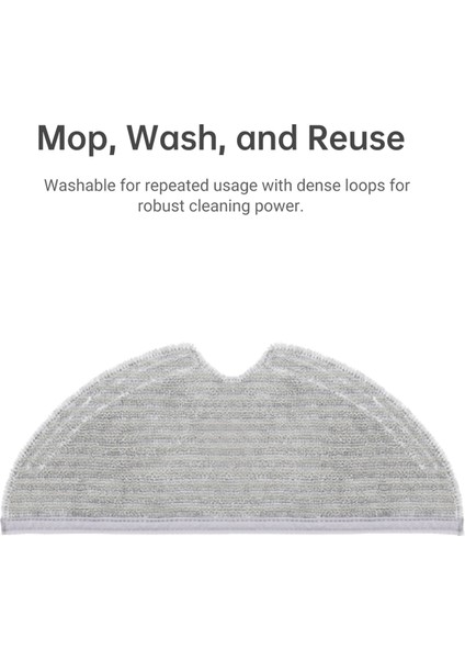 D9 / Max PRO/L10 Pro Elektrikli Süpürge Aksesuarları Için Yedek Paspas Su Tanklı Mikrofiber Paspas Pedi (Yurt Dışından)