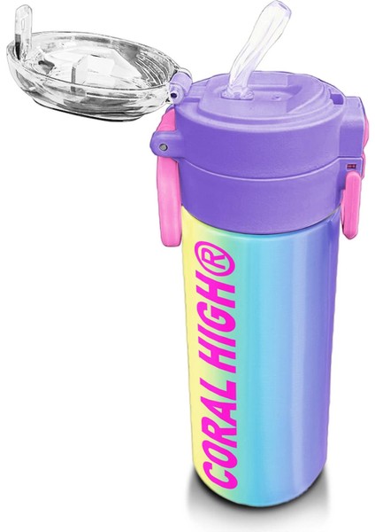 Kids Renk Geçişli Pipetli ve Direkt Içim Çelik Termos 500 ml 31868 indirimleri