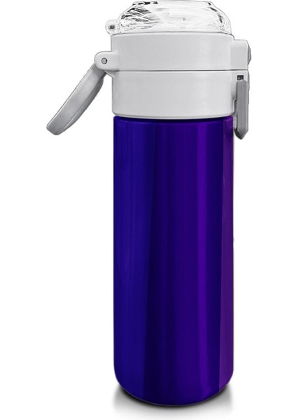 Kids Renkli Çizgili Desenli Pipetli ve Direkt Içim Çelik Termos 500 ml 31874 fiyatları