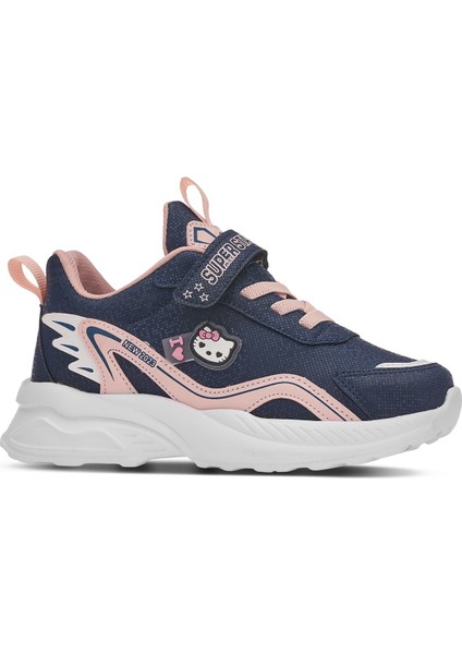 Günlük Kız Çocuk Sneaker Lastik Bağcıklı Hologram Cırtlı Hafif Hello Kitty Ayakkabı 1907