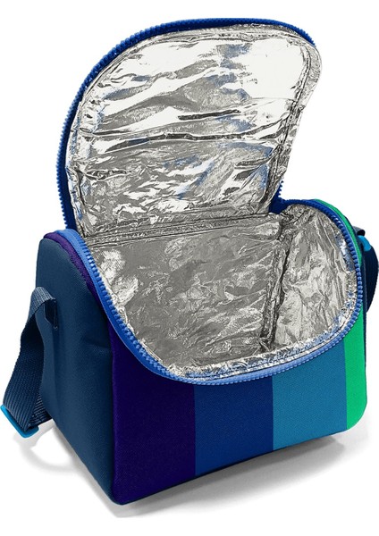 Kids Renkli Çizgili Thermo Beslenme Çantası 11797 fırsatları