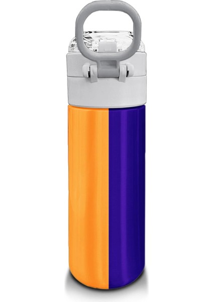 Kids Renkli Çizgili Desenli Pipetli ve Direkt Içim Çelik Termos 500 ml 31874 modelleri