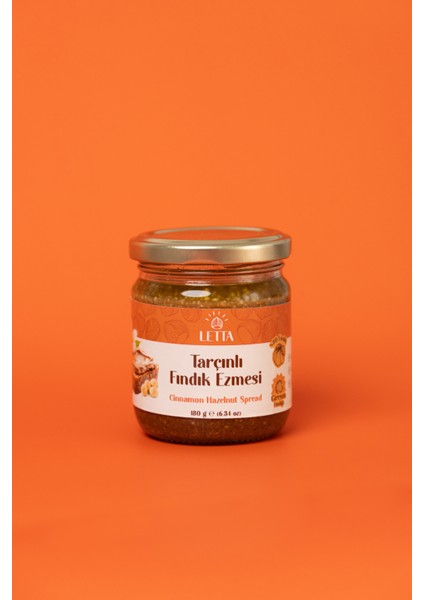 Tarçınlı Fındık Ezmesi 180 gr %80 Fındık