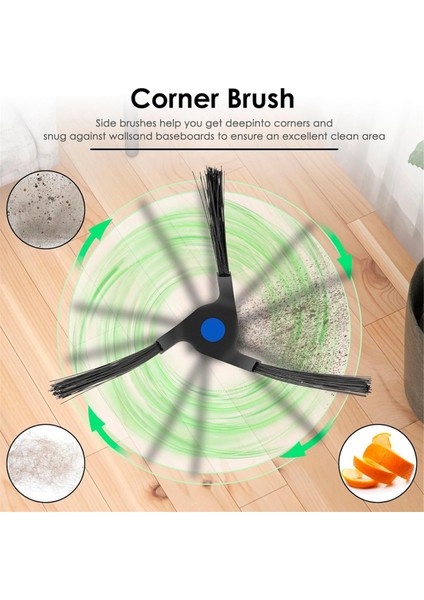 X2 Omni / Pro X2 Için Yan Fırça Yedek Parçaları, Robotik Vakum Fırçası Aksesuarı (Yurt Dışından)