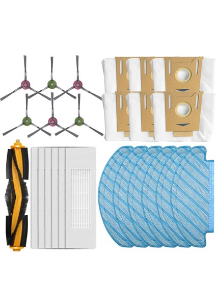 N10 / Plus Ana Yan Fırça Hepa Filtre Paspas Bezleri Toz Torbası Robot Süpürge Aksesuarları (Yurt Dışından)