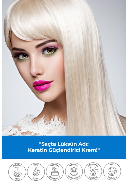 Botoks Keratin Extra Saç Bakım Kremi Hair Botox / Onarıcı, Yapılandırıcı, Dolgunlaştırıcı 2 Adet modelleri