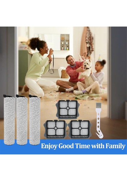 Ifloor 3 Floor One S3 Kablosuz Islak Kuru Elektrikli Süpürge Parçaları Için Yedek Fırça Silindirleri ve Hepa Filtreleri (Yurt Dışından) fırsatları