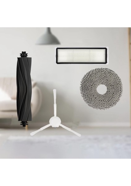 L10S Ultra Robot Süpürge Ana Yan Fırça Hepa Filtre Paspas Bezi Yedek Aksesuarları (Yurt Dışından) fiyatları