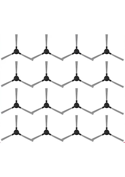 Jenxy SP812 Robot Süpürge Yan Fırça Aksesuarı Yedek Parça 16 Adet (Yurt Dışından)