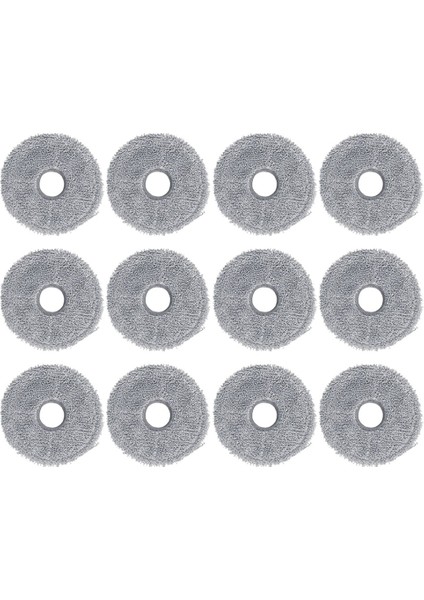 Qrevo MASTER/V20/P10S Pro Robot Süpürge Yedek Parçaları Mikrofiber Bez Için 12 Adet Mop Pedleri (Yurt Dışından)