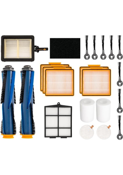 Aı AV2501S AV2501AE RV2502AE RV2520AOUS Robot Süpürge Silindir Fırçaları Yan Filtreler Kiti (Yurt Dışından)