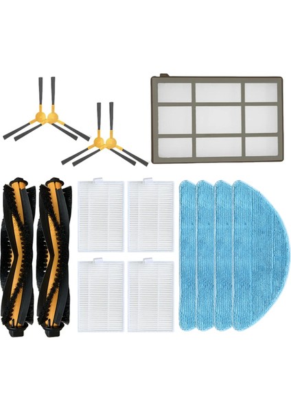 Abır X5 X6 X8 Navi N600 Robot Süpürge Ana Yan Fırça Filtre Paspas Bezi Yedek Parçaları (Yurt Dışından)
