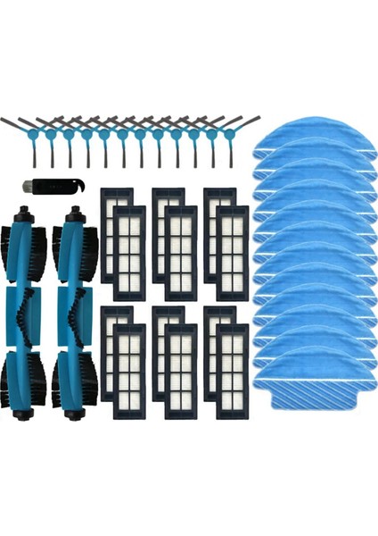 1x VXVC03- Robot Süpürge Ana Silindir Yan Fırça Hepa Filtre Paspas Bezleri Paçavra Aksesuarları Yedek Parça (Yurt Dışından)