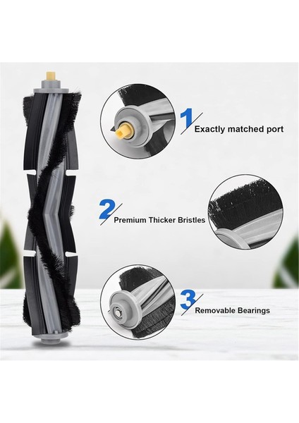 X1 Omni Turbo T10 T20 T20/T20 MAX/T20 Pro Robot Süpürge Ana Yan Fırça Filtresi Paspas Torbaları (Yurt Dışından)