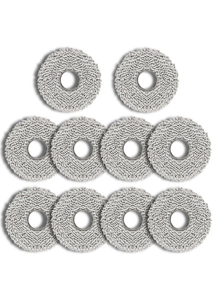 /qrevo Maxv/qrevo Pro/qrevo S Elektrikli Süpürge Parçaları Için 10 Adet Mop Pedleri Yıkanabilir Mikrofiber Bez (Yurt Dışından)
