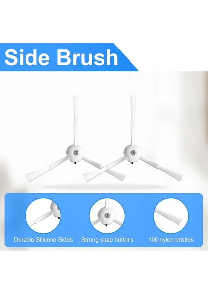 Qrevo Maxv S Pro Elektrikli Süpürge Ana Yan Fırça Hepa Filtre Paspas Bezi Toz Torbaları Parçaları (Yurt Dışından) modelleri