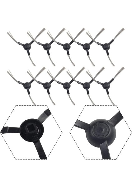 Zoozee Z70 Robot Süpürge Için Yan Fırçalar, Köşe Kenar Fırçası Yedek Parça Değişimi (Yurt Dışından) fırsatları