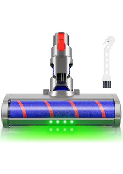 V8 V10 V11 V15 Elektrikli Süpürgeler Için, Sert Ahşap Temizleyici Olarak Yeşil Işıklı Yumuşak Silindir Motorlu Fırça Değişimi (Yurt Dışından)