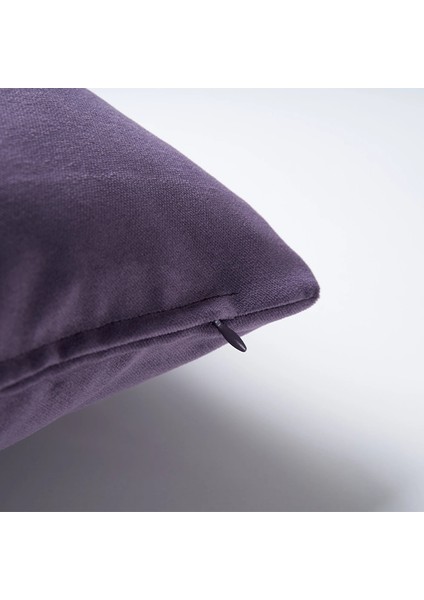 Mor Kadife Kırlent Kılıfı - Handmade - 45 x 45 cm Koltuk Yastığı fiyatları