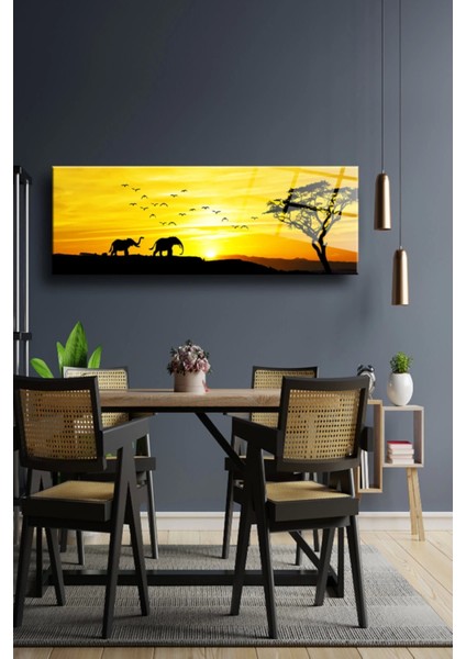 Fil Panoramik Cam Tablo,dekoratif Duvar Dekorasyonu fırsatları