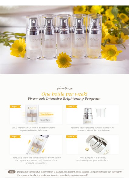 K-Beauty Intensive C Vitamini Ampul Serumu Haftalık 1 Kutu 7,3g