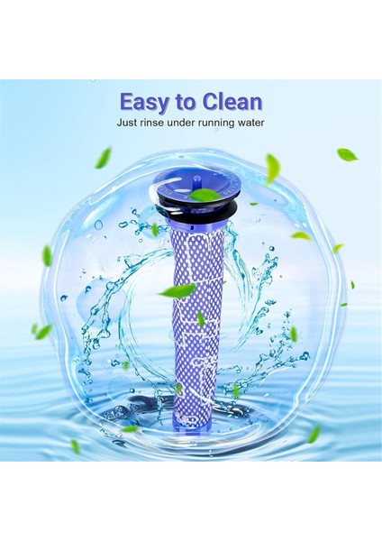 Toz Haznesi Kapağı + 3 Ön Filtre V6 Elektrikli Süpürge DC44 DC58 DC59 DC62 DC72 DC74 Toplayıcı Için Yedek (Yurt Dışından) modelleri